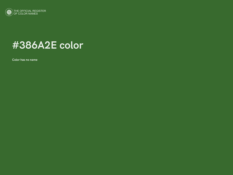 #386A2E color image