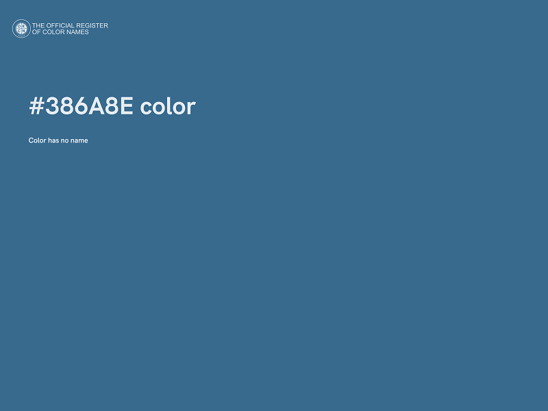 #386A8E color image