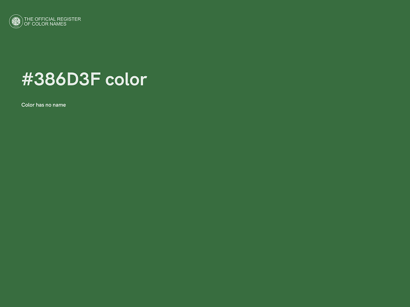 #386D3F color image