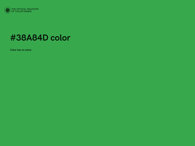 #38A84D color image