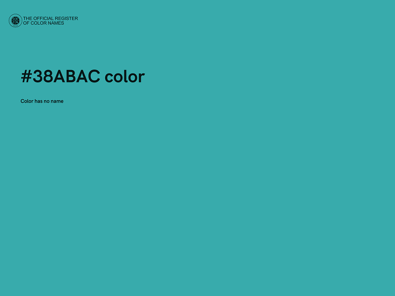 #38ABAC color image