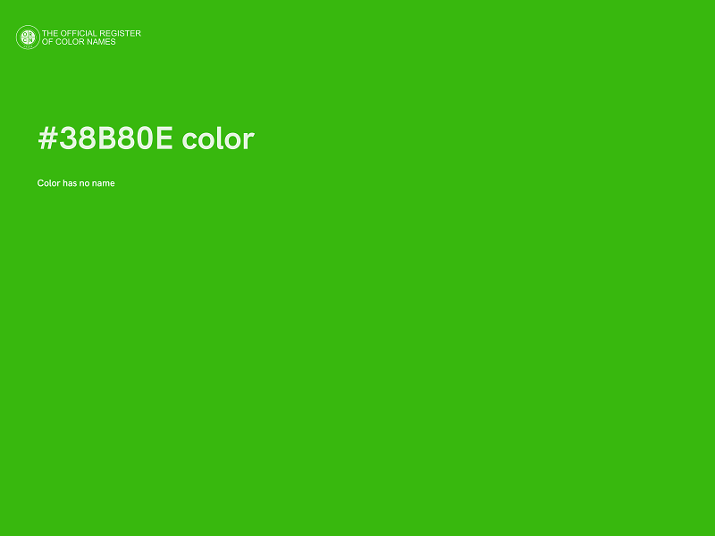 #38B80E color image