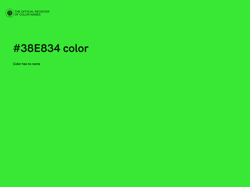 #38E834 color image