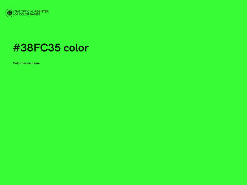 #38FC35 color image