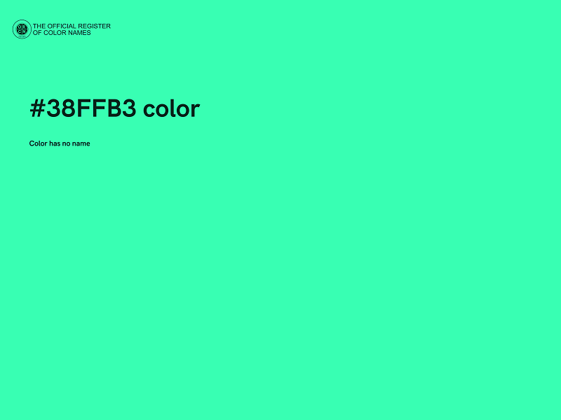 #38FFB3 color image