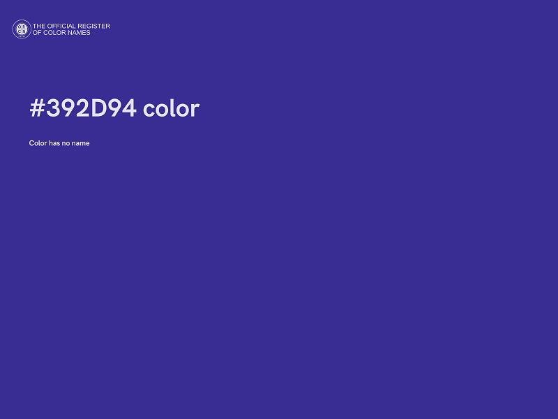 #392D94 color image