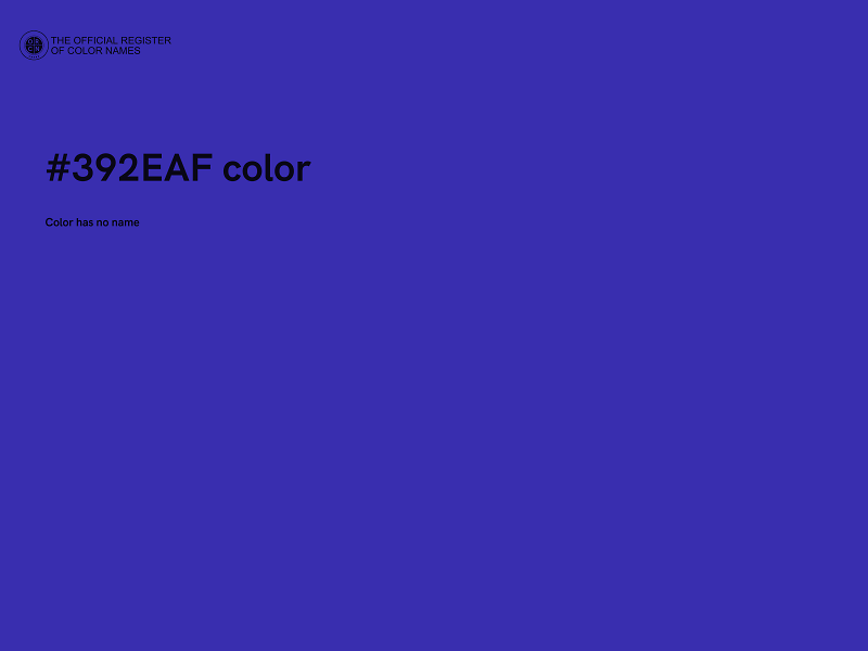 #392EAF color image