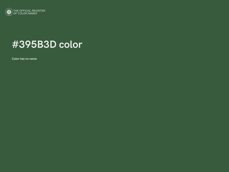 #395B3D color image