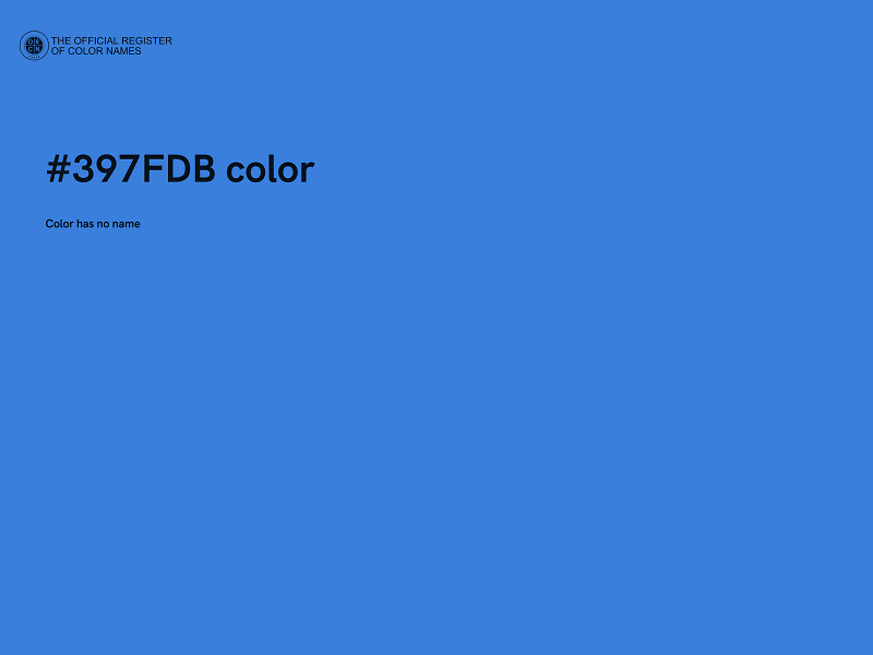 #397FDB color image