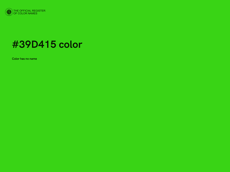 #39D415 color image