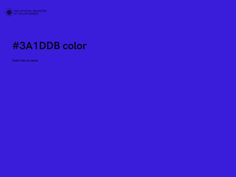 #3A1DDB color image