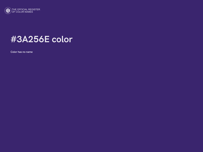 #3A256E color image