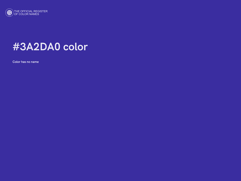 #3A2DA0 color image