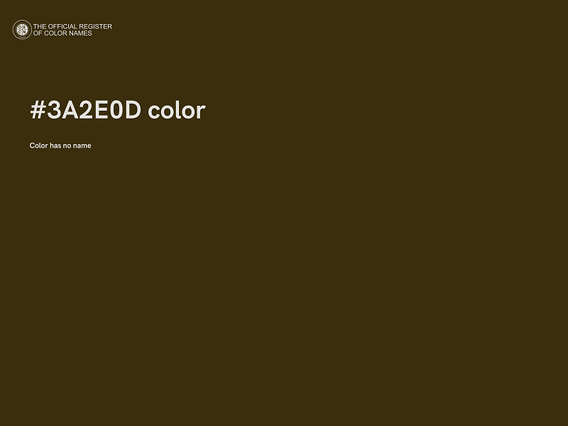 #3A2E0D color image