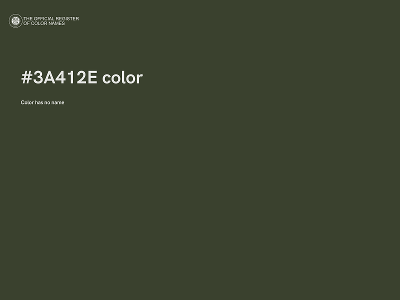 #3A412E color image