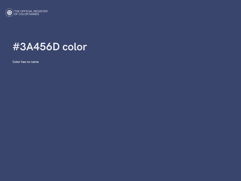 #3A456D color image