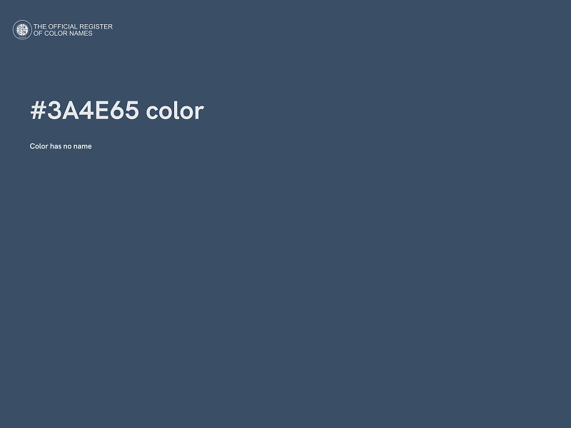 #3A4E65 color image