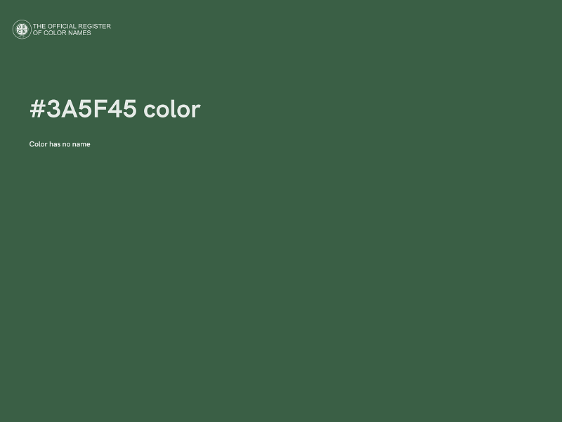 #3A5F45 color image