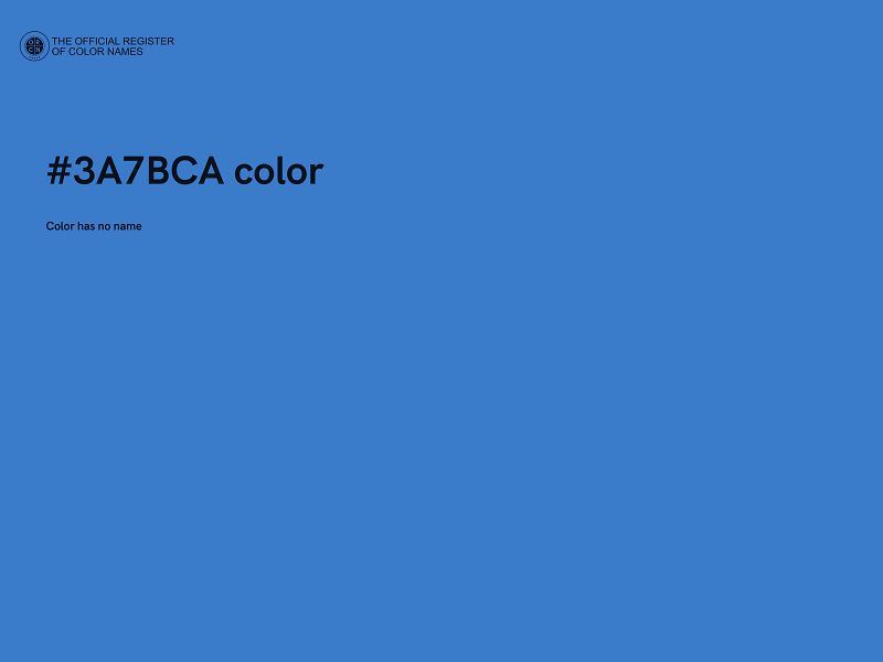 #3A7BCA color image