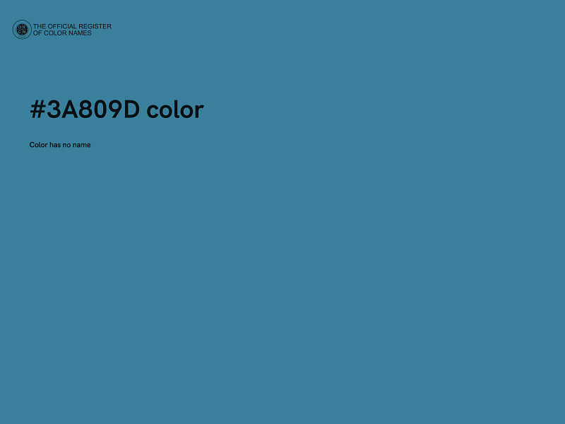 #3A809D color image