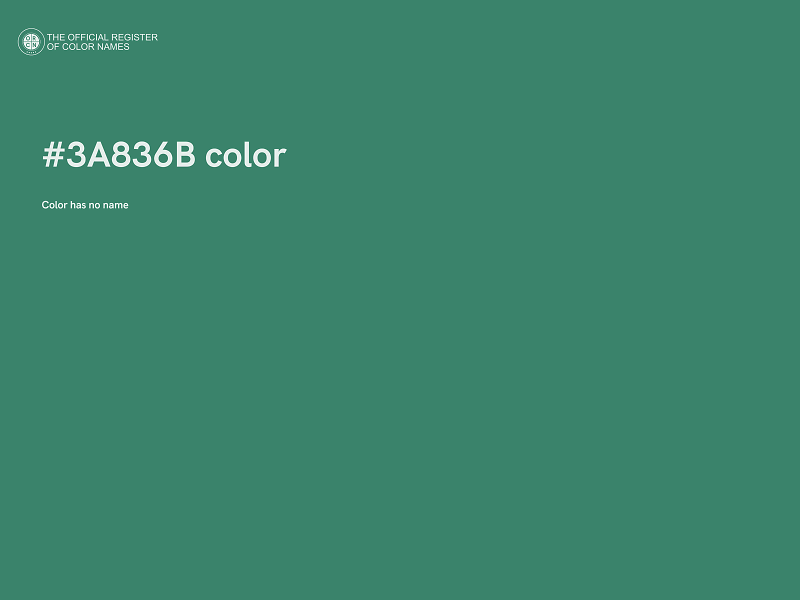 #3A836B color image