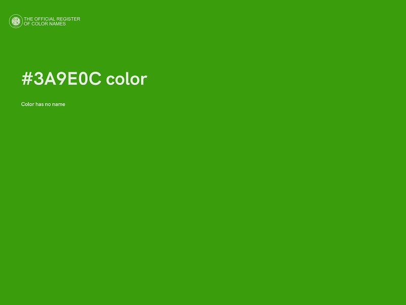 #3A9E0C color image