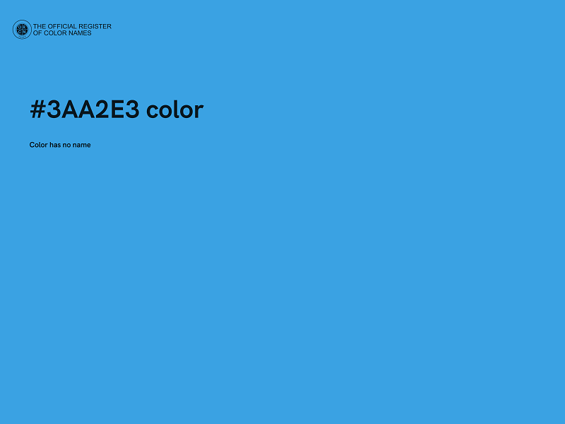 #3AA2E3 color image