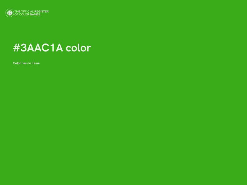 #3AAC1A color image