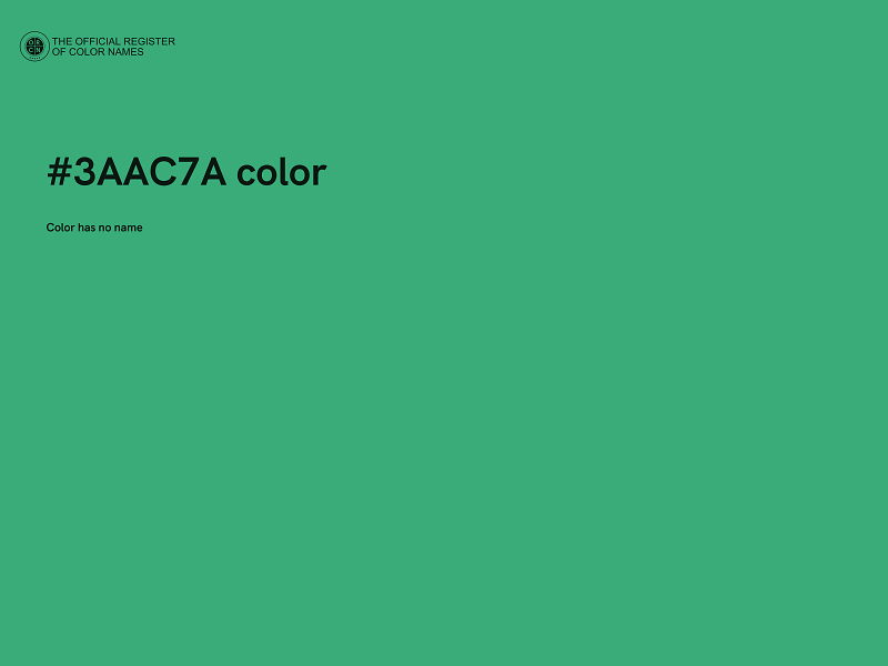 #3AAC7A color image