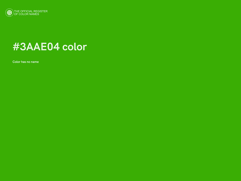 #3AAE04 color image