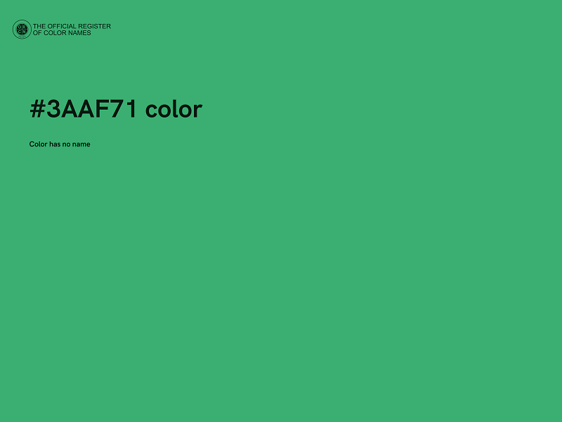 #3AAF71 color image