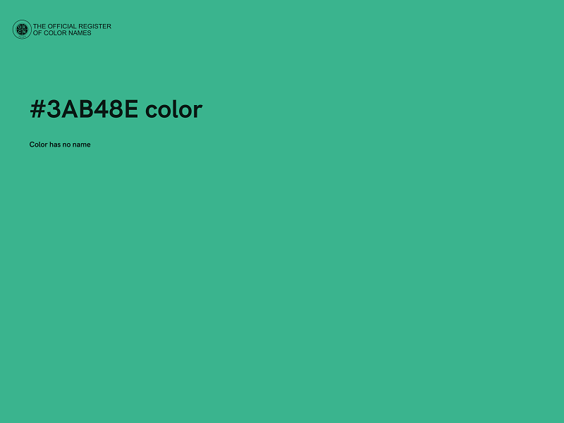 #3AB48E color image