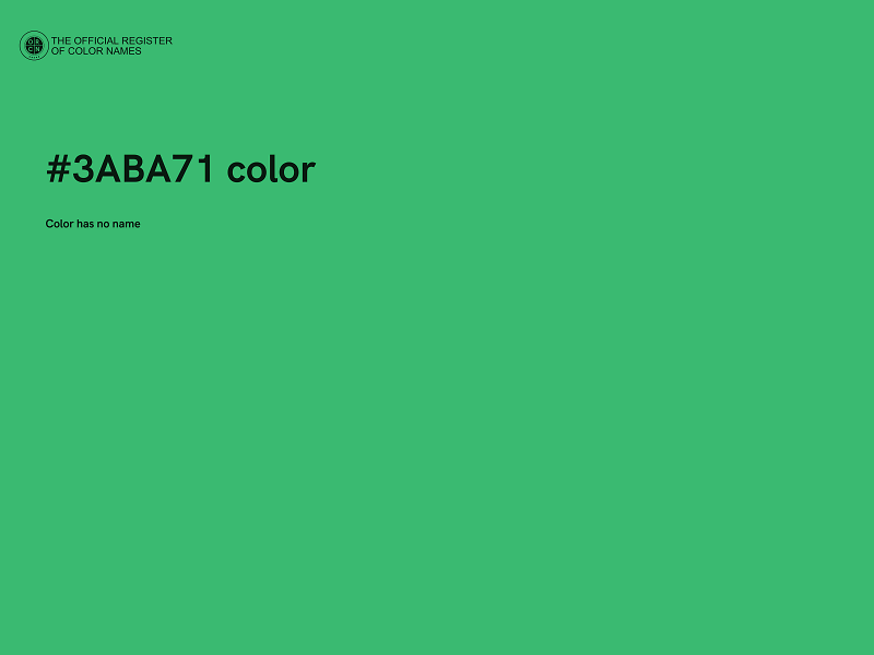 #3ABA71 color image