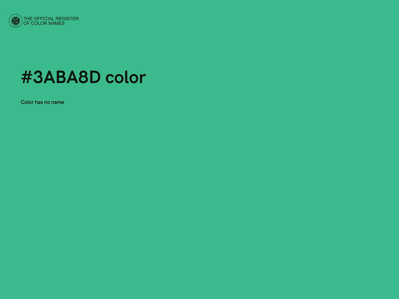 #3ABA8D color image