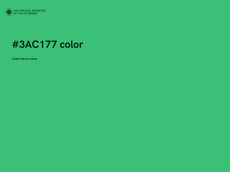 #3AC177 color image