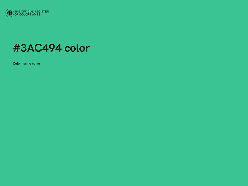 #3AC494 color image