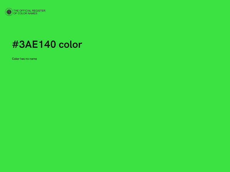 #3AE140 color image