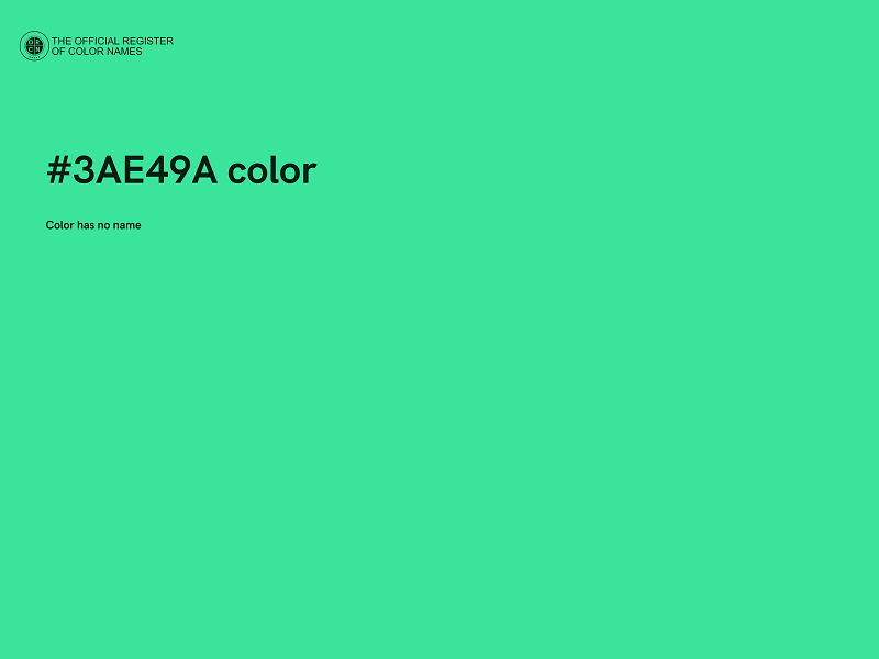 #3AE49A color image