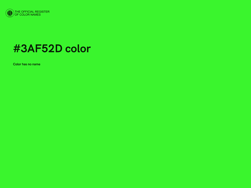 #3AF52D color image