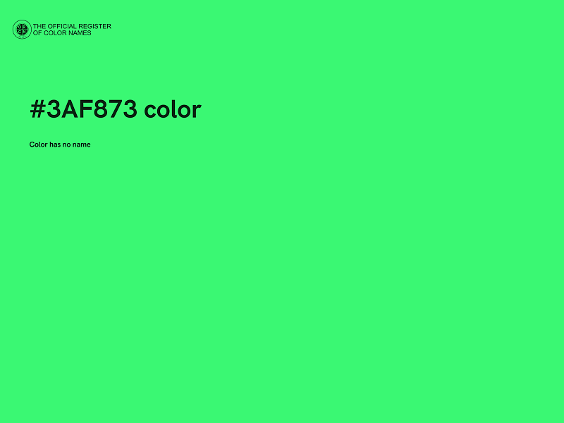 #3AF873 color image