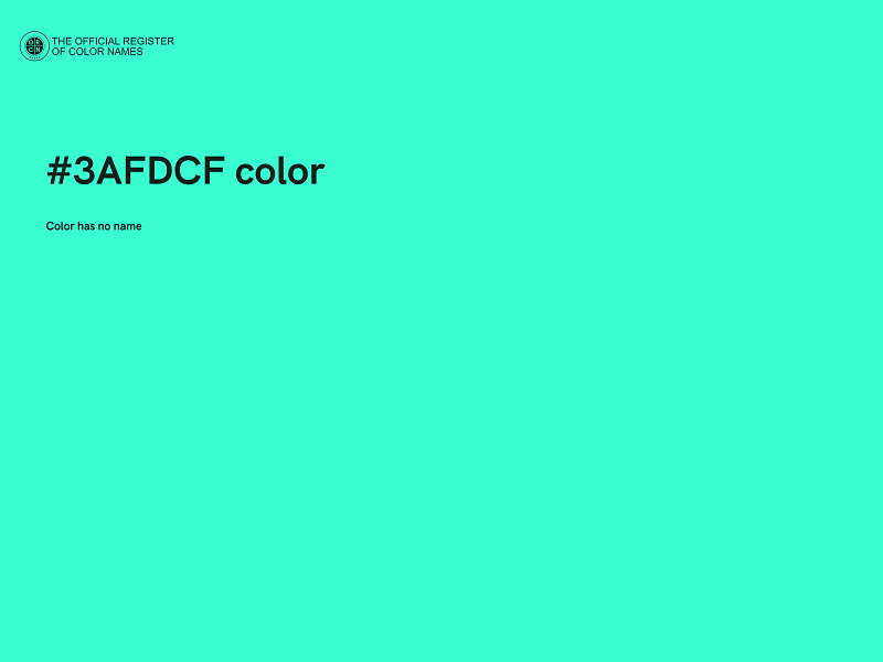 #3AFDCF color image