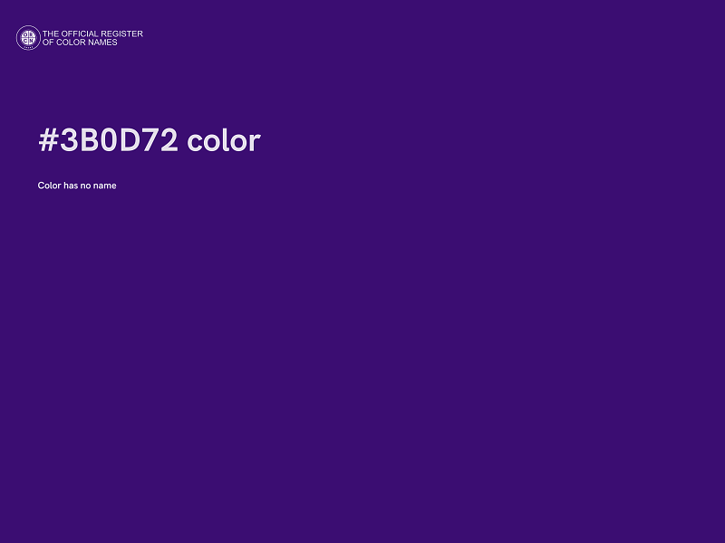 #3B0D72 color image