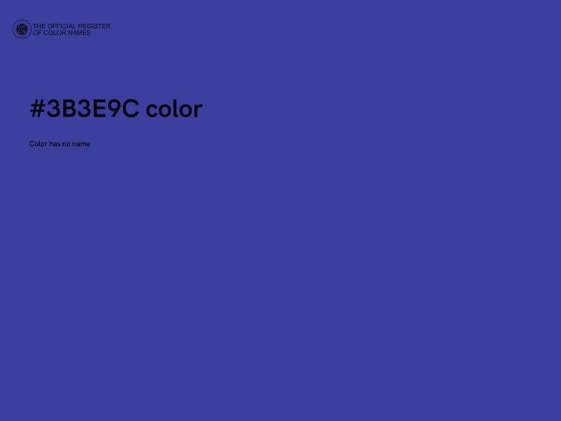 #3B3E9C color image