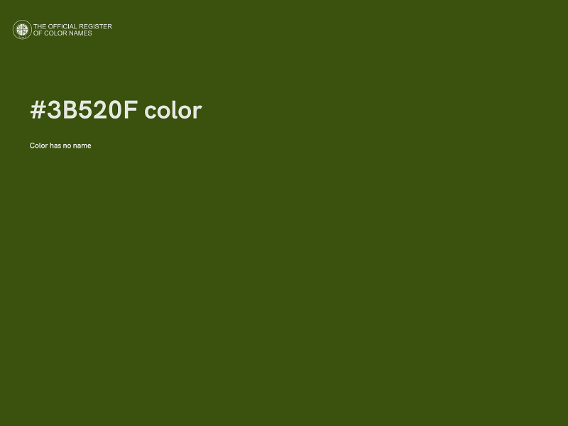 #3B520F color image