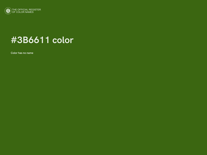 #3B6611 color image