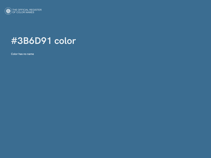 #3B6D91 color image