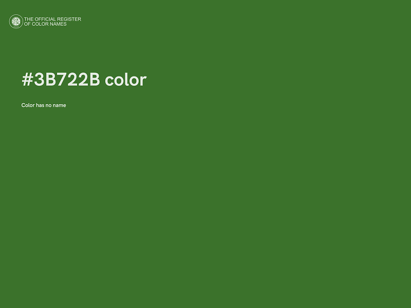 #3B722B color image