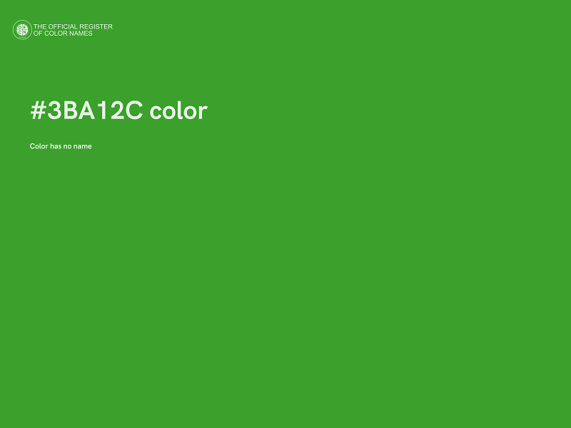 #3BA12C color image