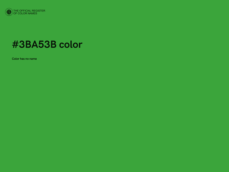 #3BA53B color image