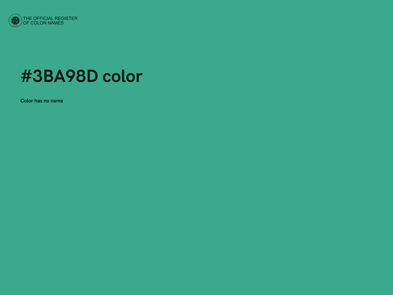 #3BA98D color image